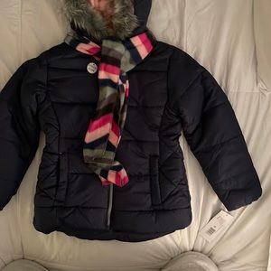 Girls Rothchild Winter Jacket Size (small 7/8) Navy Blue